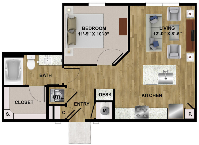 Floorplan - Bishop Central