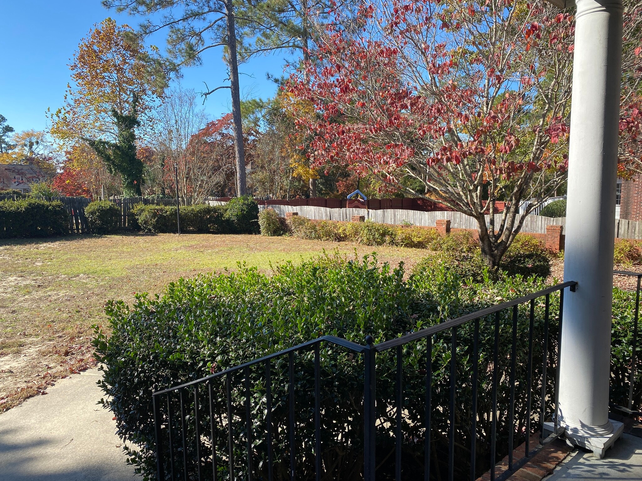 Fenced backyard - 1229 Clemson Rd