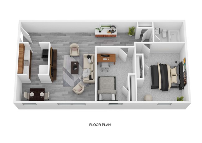 Floorplan - Rosedale Court Apartments