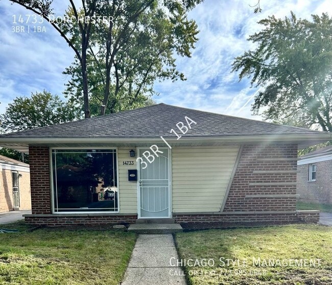 Modern Ranch Home For Rent! 14733 Dorchester Ave Dolton IL 60419