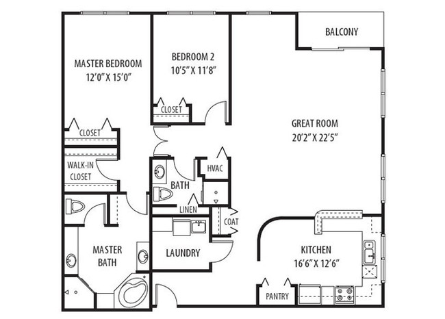 Floorplan - Two Itasca Place