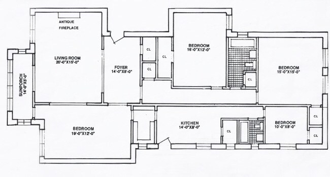 Floorplan - 1125 Davis St./ 1603-11 Ridge Ave.