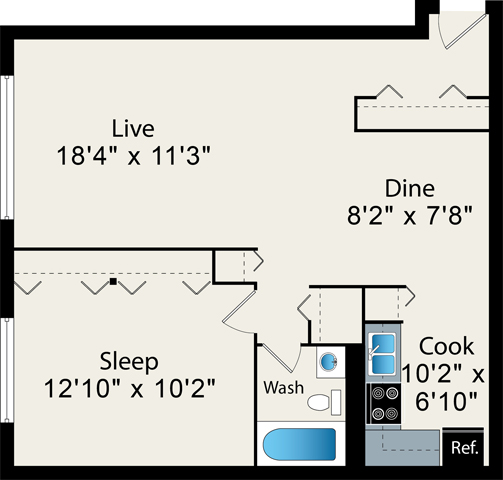 Floorplan - Reside on Pine Grove