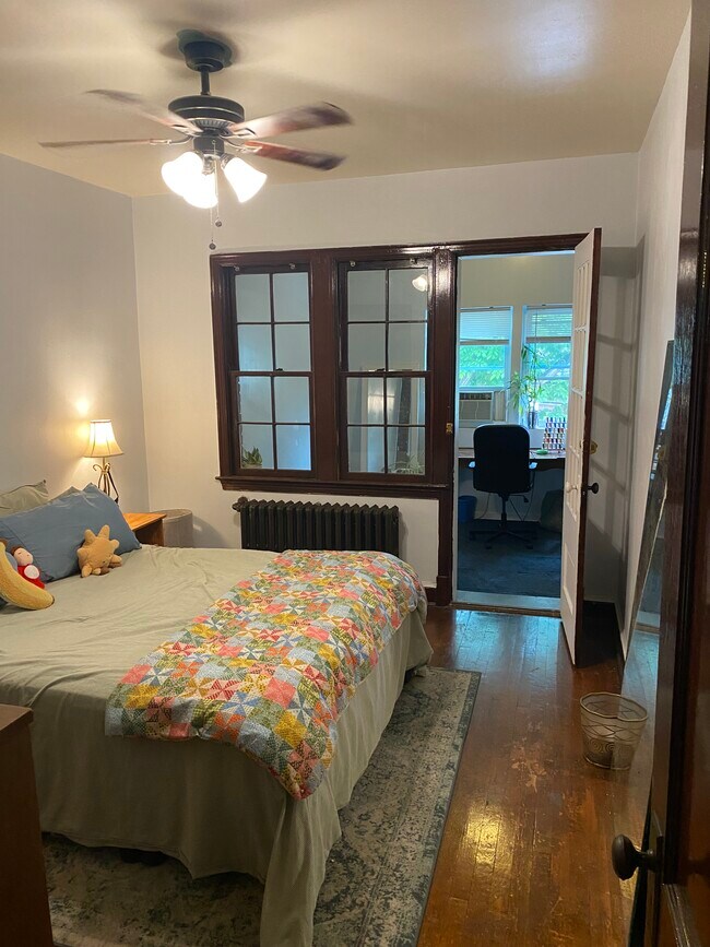 Bedroom with view into back office - 3914 9th St NE
