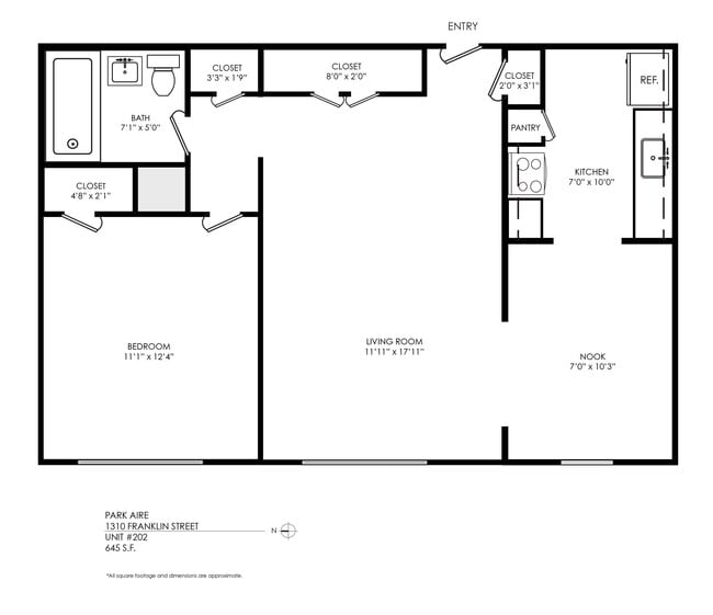 Floorplan - Park Aire Apartments