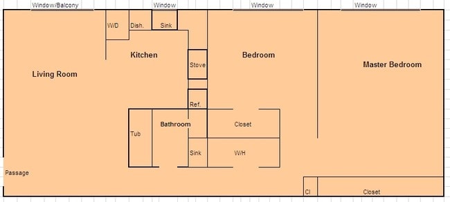 2BR/1BA - Trout Run Apartments