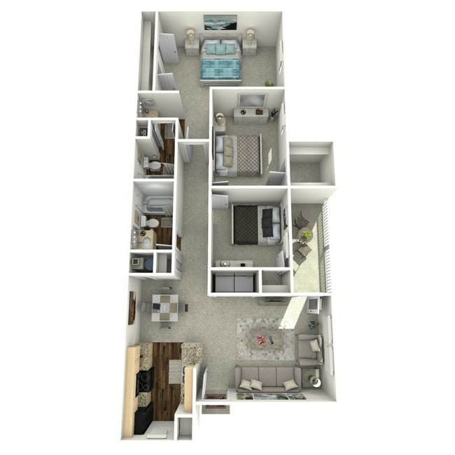 Fall Creek 3 bed Overhead.jpg - Fall Creek Square