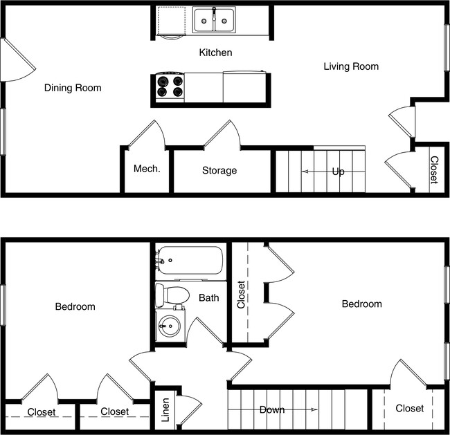 Floorplan - Willow View Townhouses