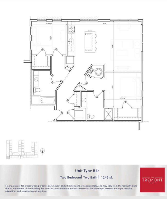 Floorplan - The Tremont