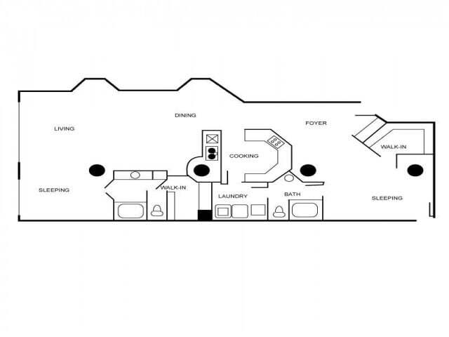 Floorplan - South Side on Lamar