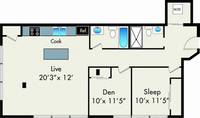 Floorplan - The Lofts at Gin Alley