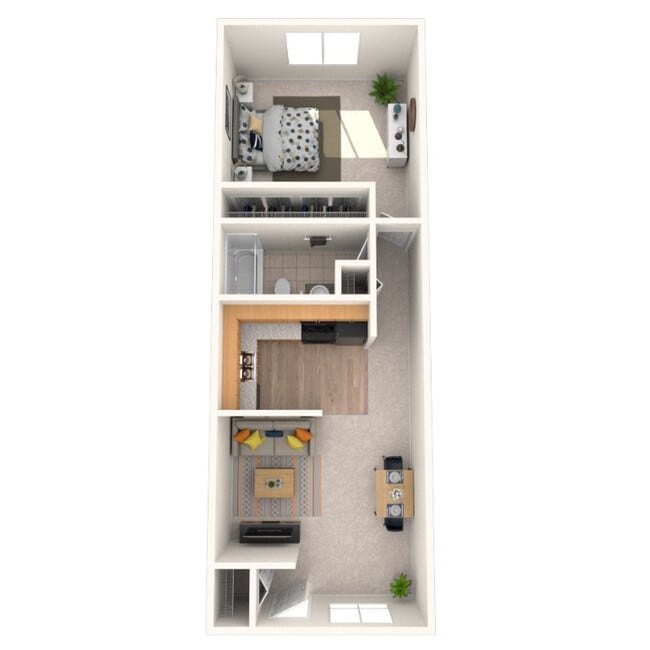 Floorplan - Okemos Village Apartments