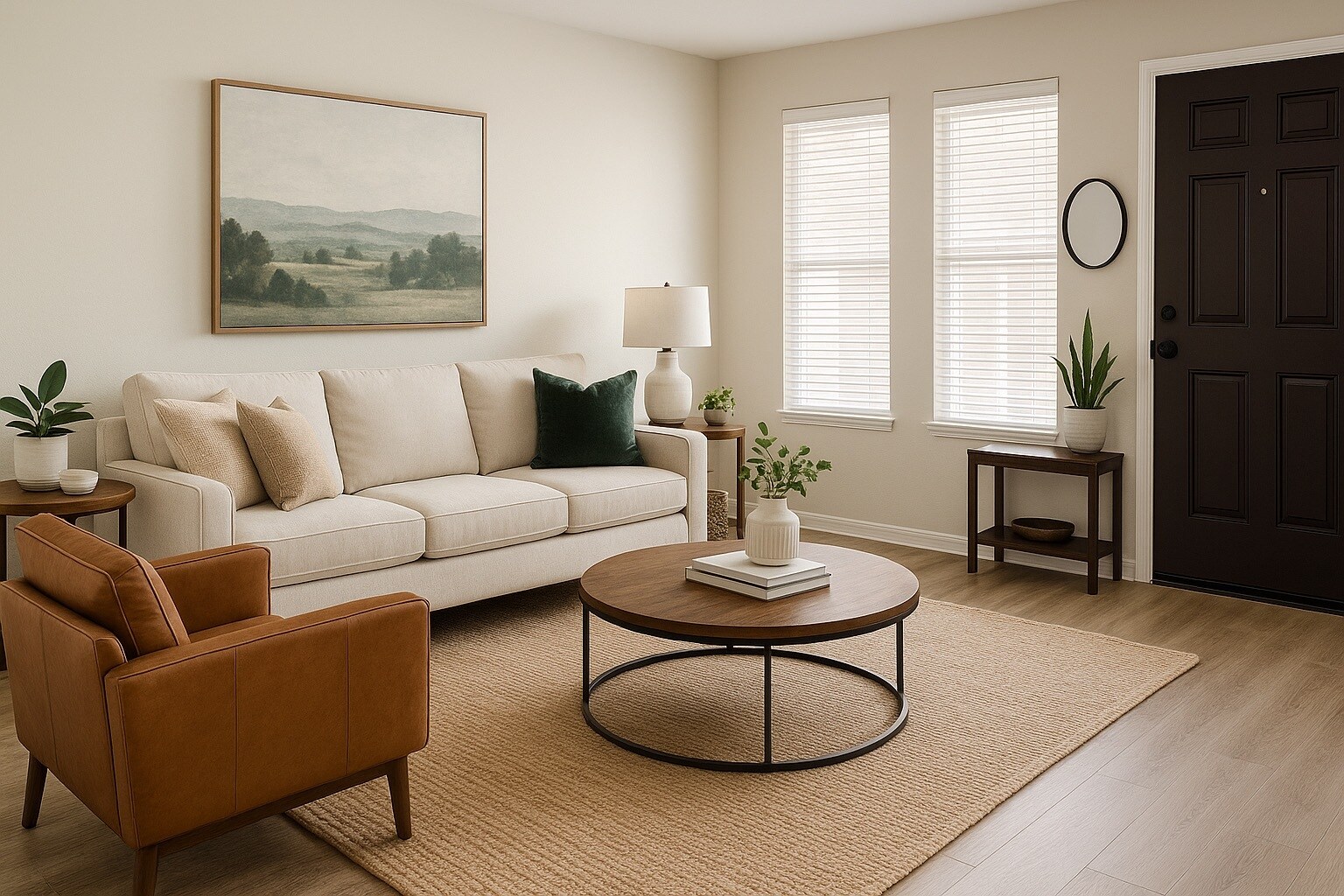 AI Virtual Staging - 631 S Glassell St