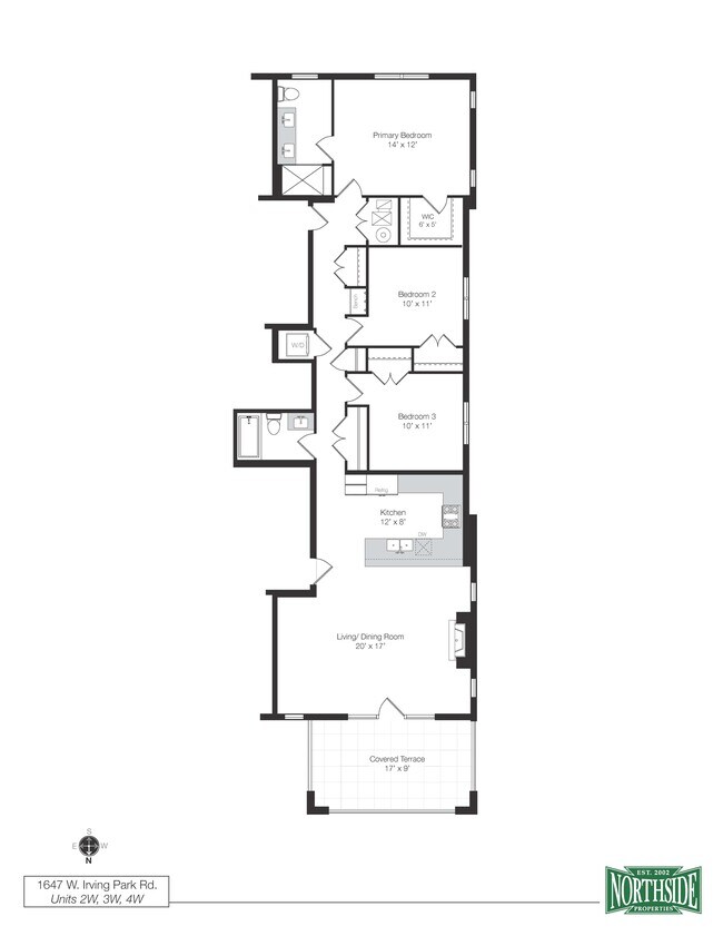 Floorplan - 1647 W Irving Park Rd