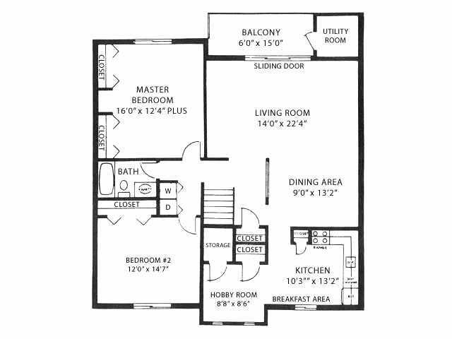 2BR/1BA - The Lakes