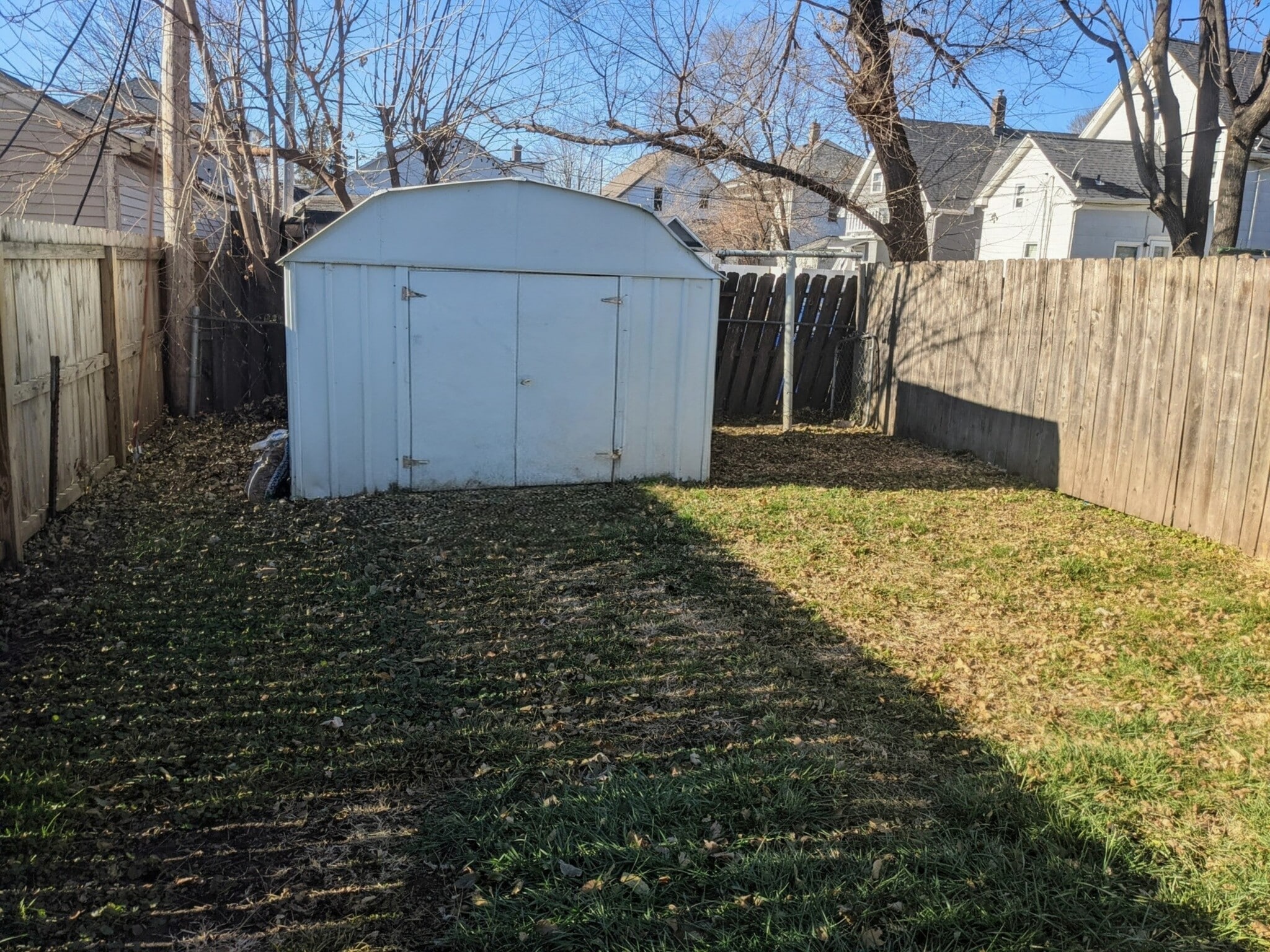 Backyard second shed - 1410 Hamilton St SW