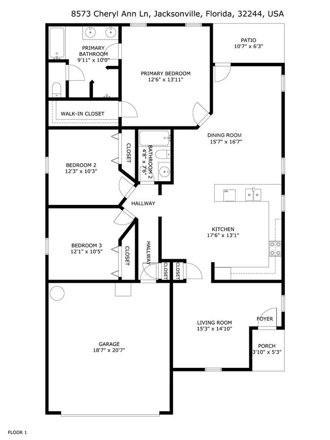 Building Photo - Renovated 3BR/2BA Home in Jacksonville, FL | Fenced Yard | Garage | Pets Welcome