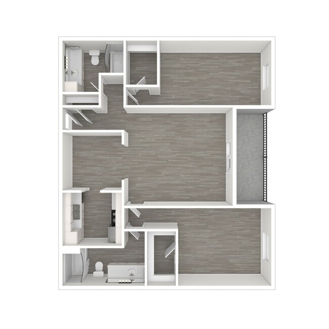 Floorplan - Mission Pointe Club Apartments