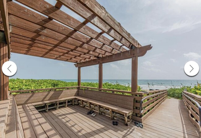 Walk to Beach from Back Porch - 4250 N Highway A1A