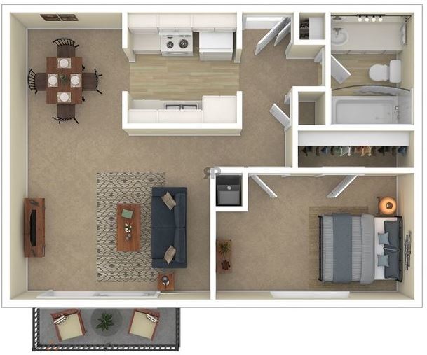 Floorplan - Cambridge at River Oaks