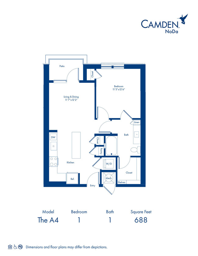 Floorplan - Camden NoDa