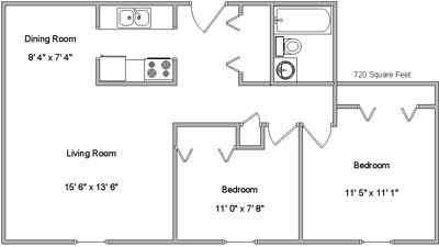 2BR/1BA - Pacific Park II