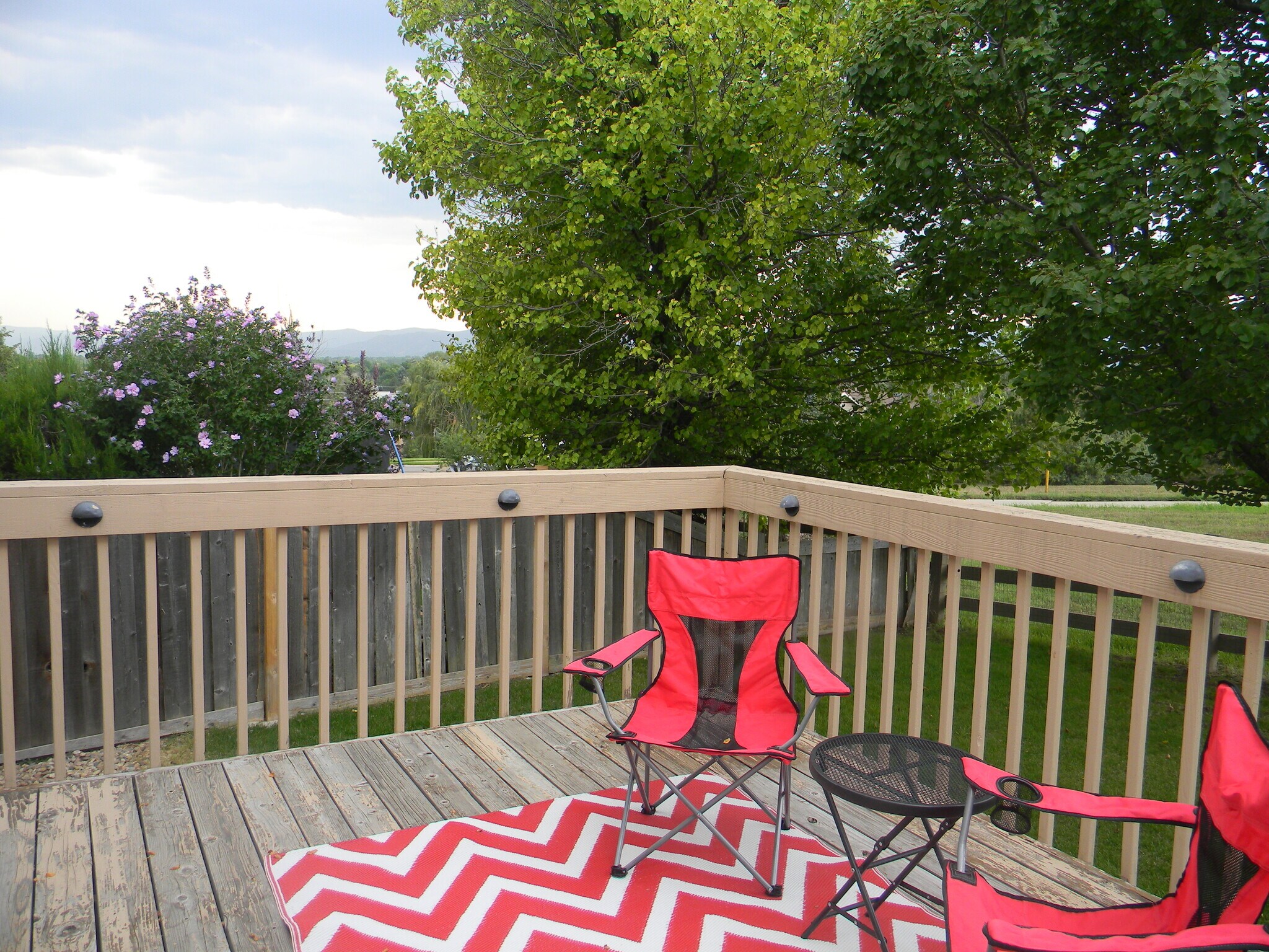 Back deck - 5835 S Harlan St
