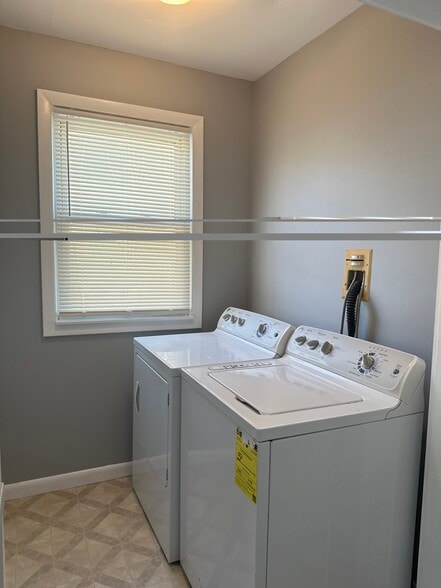 Laundry nook off of kitchen - 70 Livingston Ave