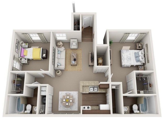 Floorplan - Silver Creek Apartments