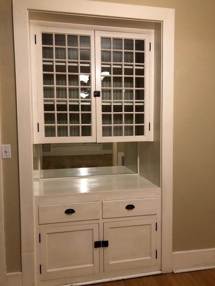 Built-in china cabinet - 115 13th St N