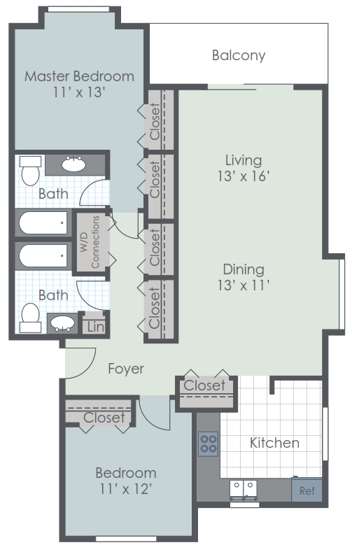 Floorplan - Knoxville Pointe