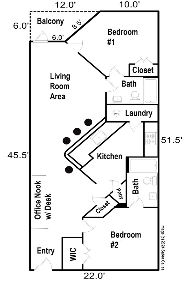 Floor Plan - 300 E John St