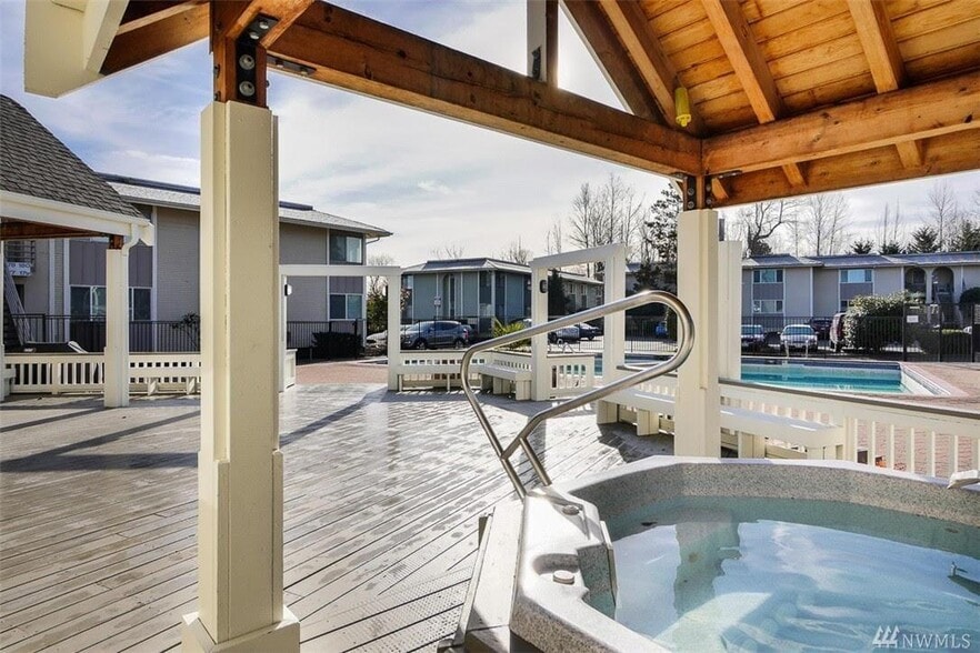 Soak in the hot tub - 17305 NE 45th St