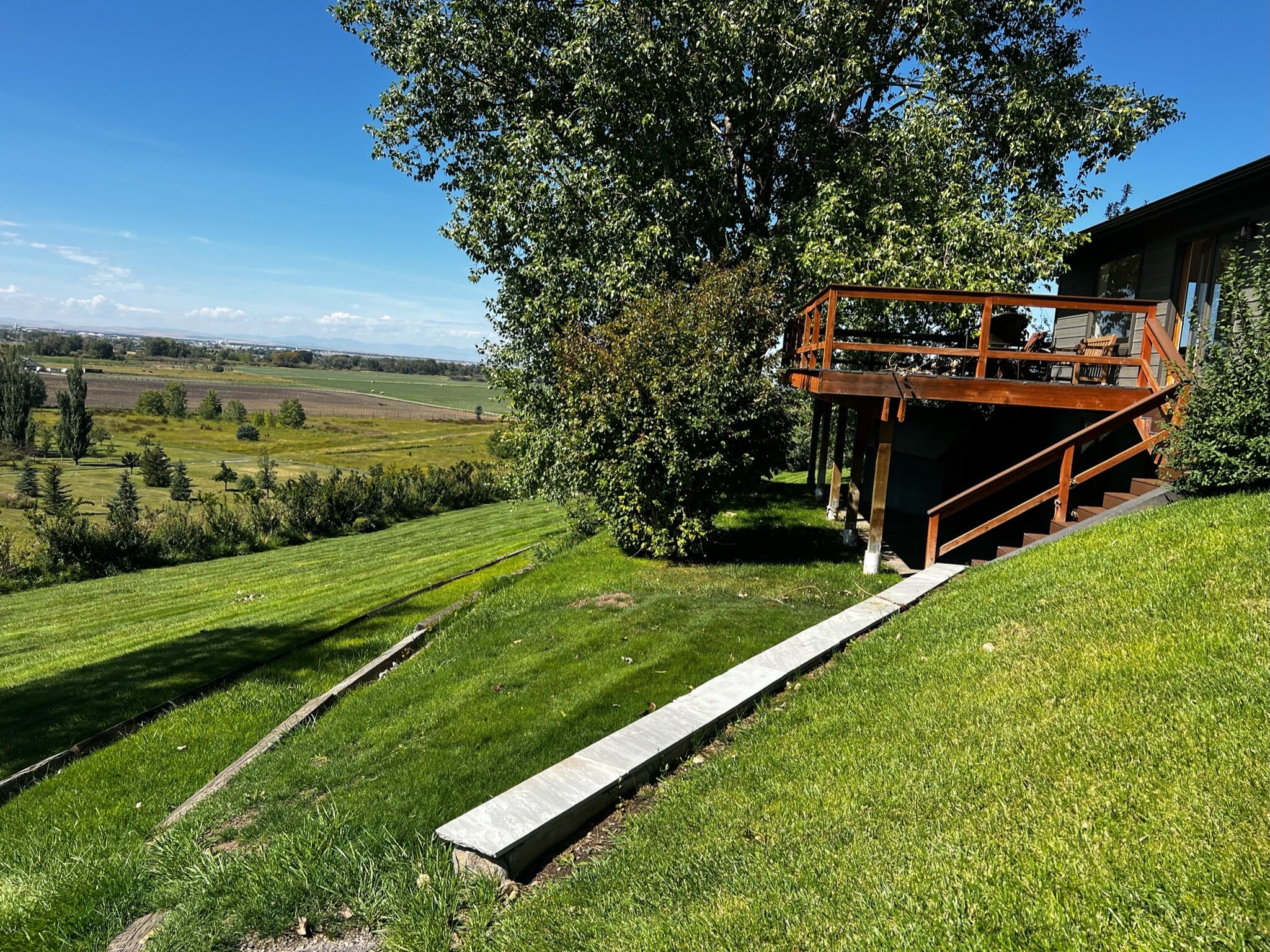 View of Deck from the Side - 5014 Justin Ln