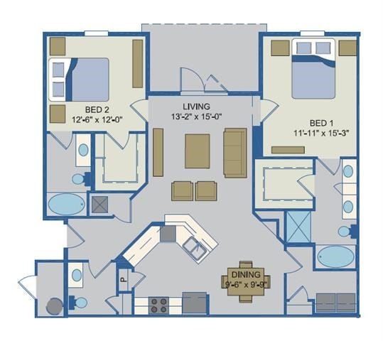Floorplan - Cabana/Galleria Club