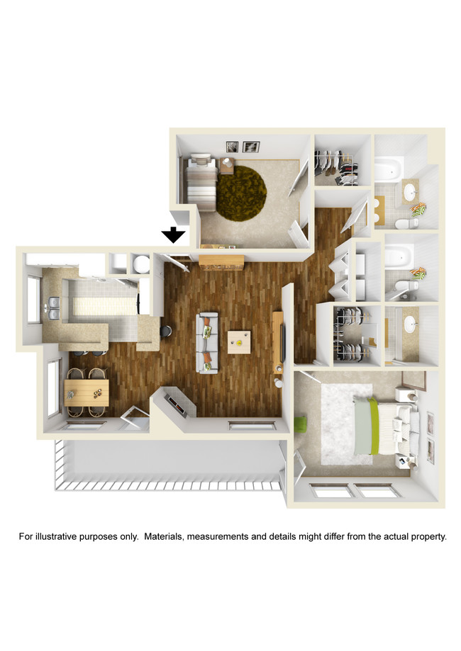 Floorplan - Atwood Apartments