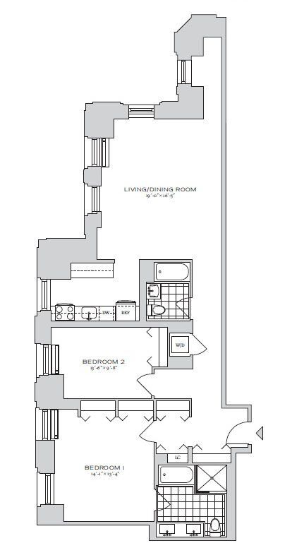 Floorplan - 70 Pine Apartments