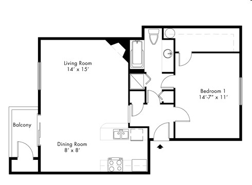 1BR/1BA - The Ridge and The Shores