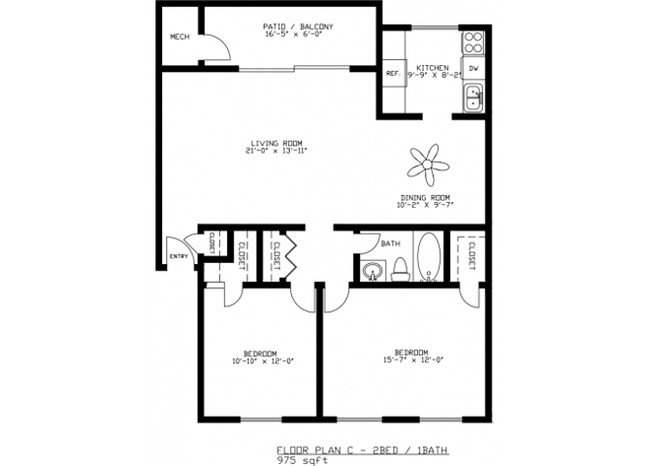 Floorplan - Whetstone Apartments