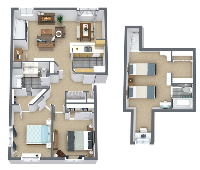 Floorplan - Maple Ridge Apartments