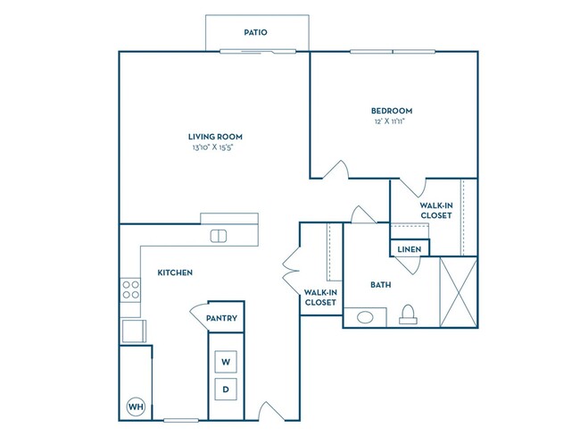 1 Bedroom | 1 Bath | 780 SF | 1st Floor Apartment - Hilliard Grand Apartments