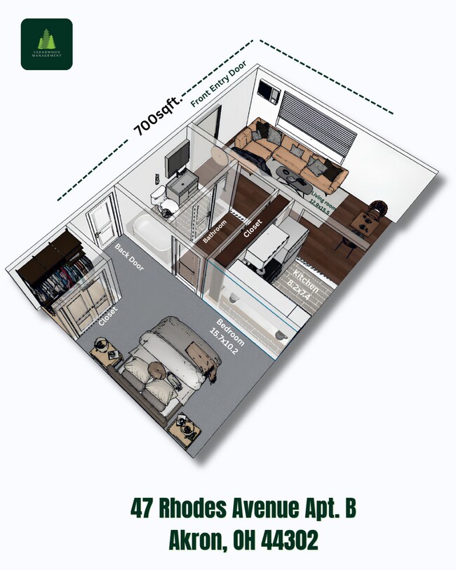 Building Photo - Simple and comfortable 1 Bedroom 1 Bathroom at Rhodes Avenue!
