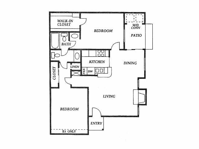 Floorplan - Cozumel Apartments