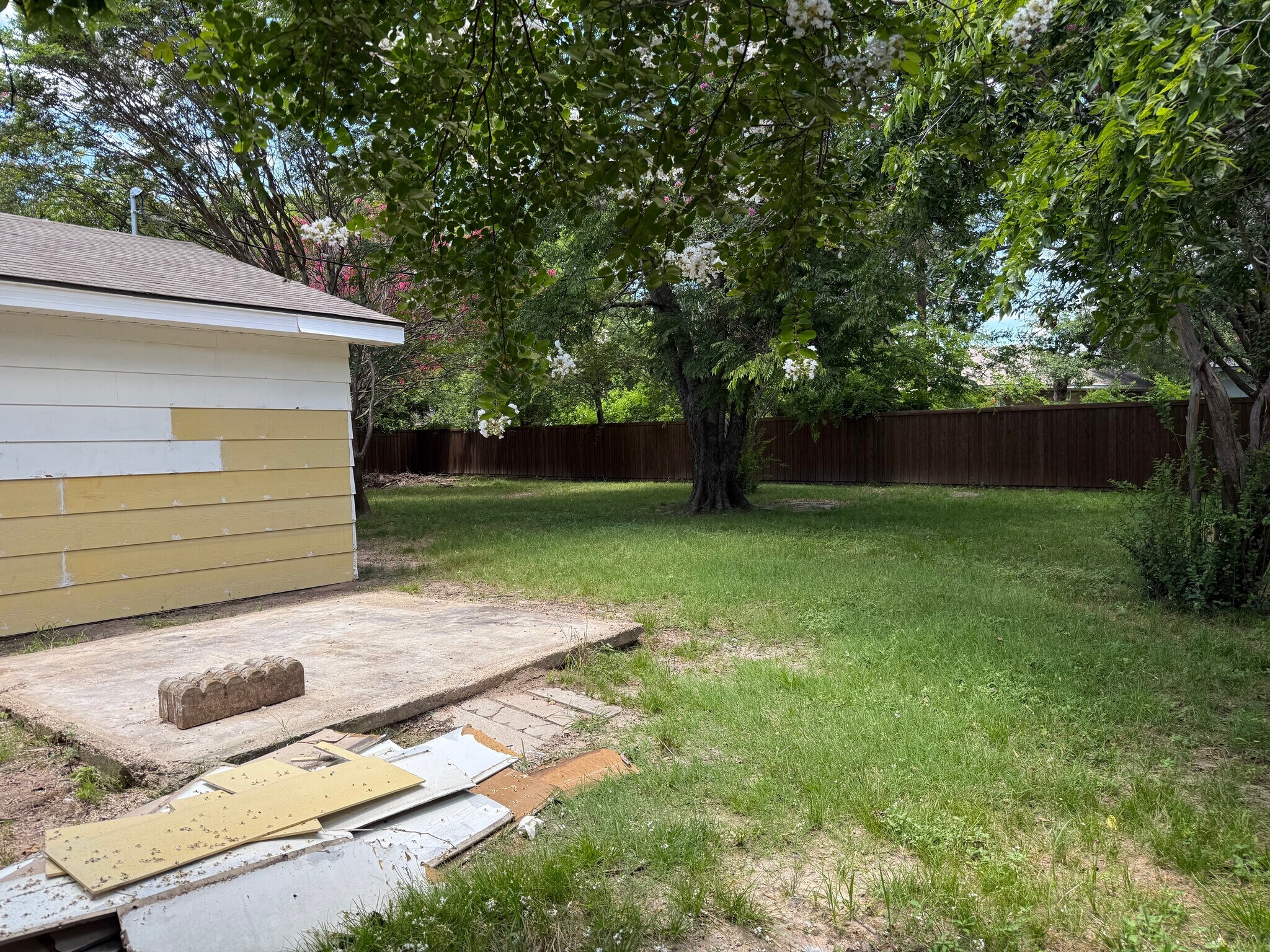 Backyard - 117 Westway Dr