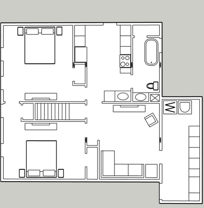 Floorplan Furnished - 9 W Center St