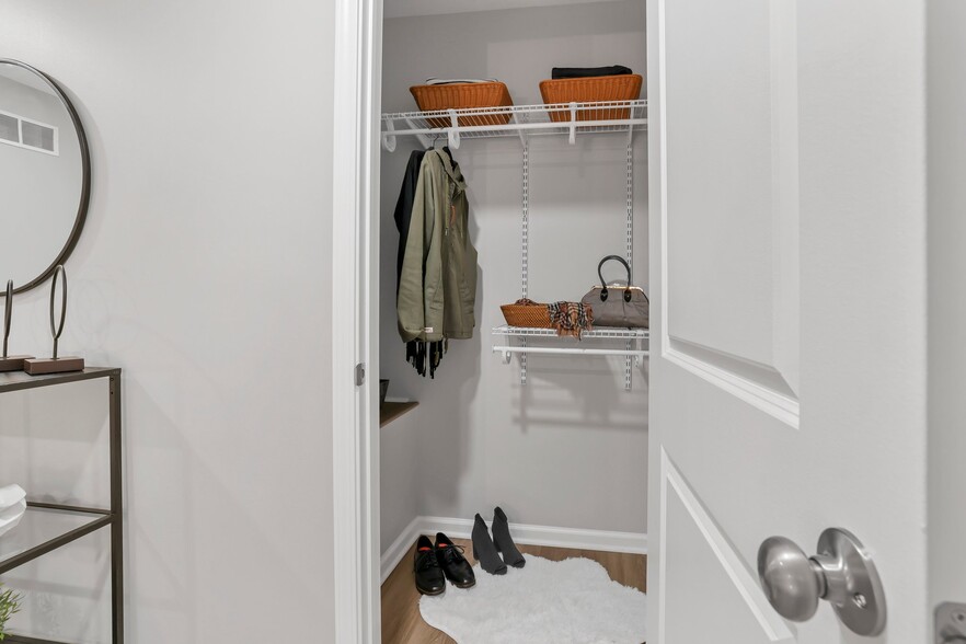 Spacious closet storage in both bedrooms - 185 N Harris Ave