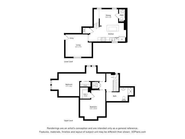 Floorplan - Upper Post Flats
