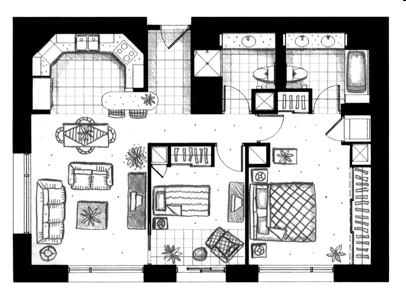 2BR/2BA - Hawaiki Tower
