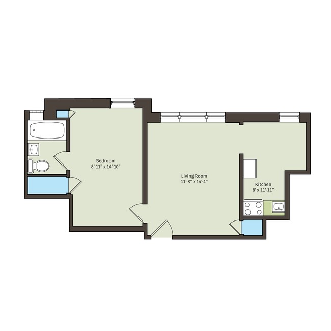 Floorplan - 5336-5338 S. Hyde Park Boulevard