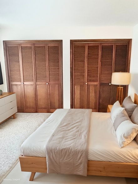 Virtually Staged Master Bedroom - 1905 Austin Ave